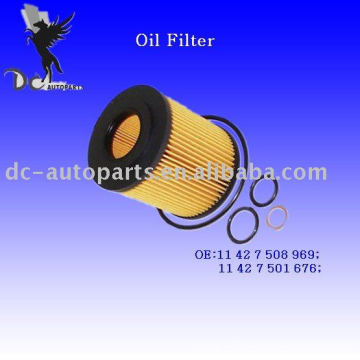 Cartridge Oil Filter Element 11 42 7 508 969 for BMW